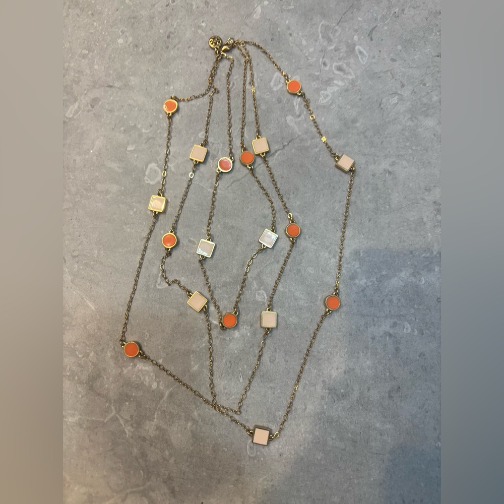 Tory Burch 3 layer necklace
